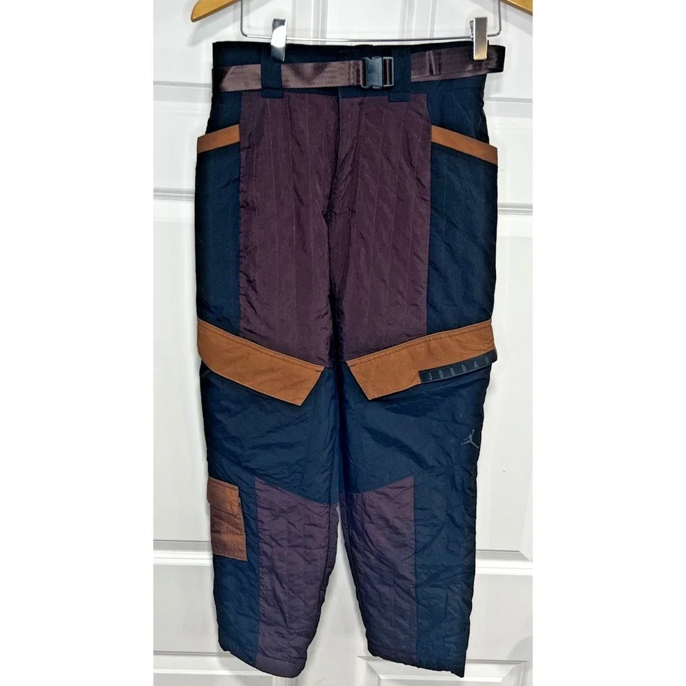 Air Jordan Pants Womens Small‎ Brown Cargo Cozy Tech Warmer Utility